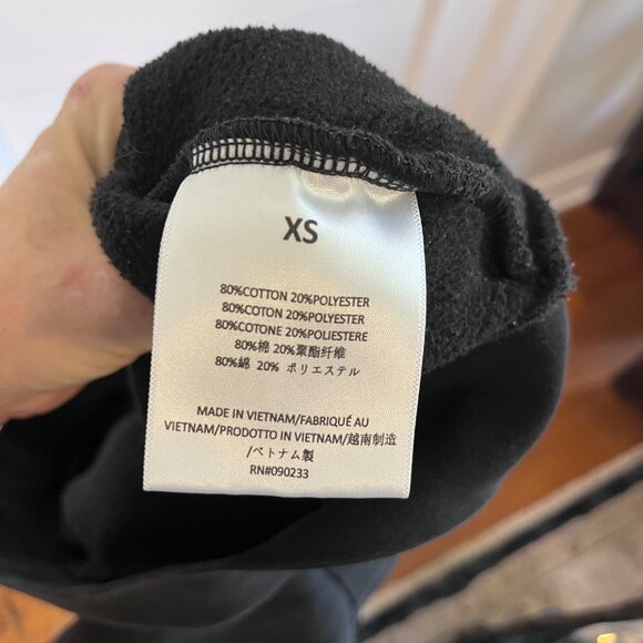 Fear Of God Essentials Black Hoodie Pullover Sweatshirt Oversized Fit S Cotton B - Picture 11 of 12